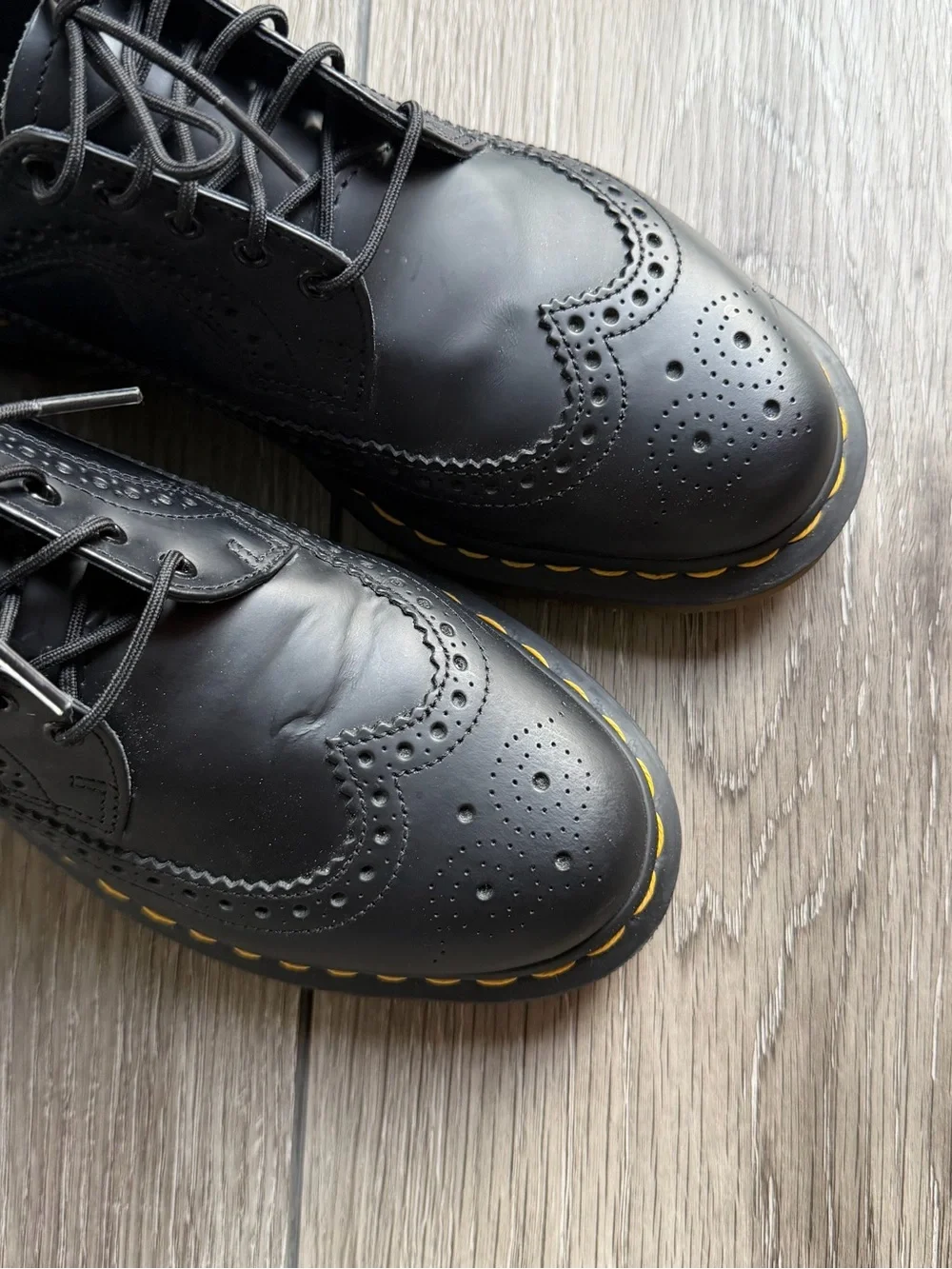 Dr. Martens 3989 YS Black Brogue Oxford Shoes